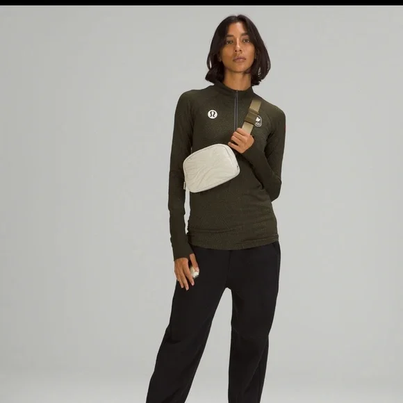 Lululemon team Canada limited edition everywhere quilted belt bag sage unisex - Picture 2 of 9